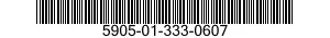 5905-01-333-0607  5905013330607 013330607