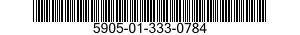 5905-01-333-0784 RESISTOR,VARIABLE,WIRE WOUND,PRECISION 5905013330784 013330784