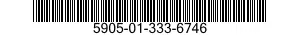 5905-01-333-6746 RESISTOR ASSEMBLY 5905013336746 013336746