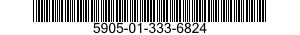 5905-01-333-6824 RESISTOR,FIXED,COMPOSITION 5905013336824 013336824