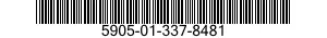 5905-01-337-8481 RESISTOR NETWORK,FIXED,FILM 5905013378481 013378481