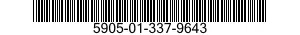 5905-01-337-9643 RESISTOR,VARIABLE,WIRE WOUND,PRECISION 5905013379643 013379643