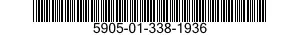 5905-01-338-1936 RESISTOR NETWORK,FIXED,FILM 5905013381936 013381936
