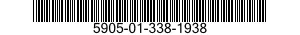 5905-01-338-1938 RESISTOR NETWORK,FIXED,FILM 5905013381938 013381938