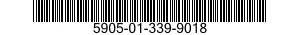 5905-01-339-9018 RESISTOR,VARIABLE,NONWIRE WOUND,NONPRECISION 5905013399018 013399018