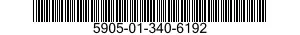 5905-01-340-6192 RESISTOR,VARIABLE,WIRE WOUND,PRECISION 5905013406192 013406192
