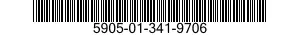5905-01-341-9706 RESISTOR ASSEMBLY 5905013419706 013419706