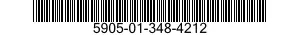 5905-01-348-4212 RESISTOR,VARIABLE,NONWIRE WOUND,PRECISION 5905013484212 013484212
