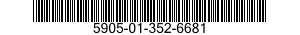 5905-01-352-6681 RESISTOR,FIXED,COMPOSITION 5905013526681 013526681