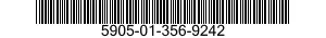 5905-01-356-9242 RESISTOR NETWORK,FIXED,FILM 5905013569242 013569242