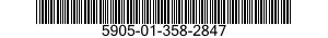 5905-01-358-2847  5905013582847 013582847
