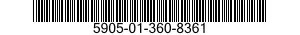5905-01-360-8361  5905013608361 013608361