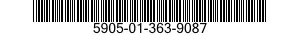 5905-01-363-9087 RESISTOR,THERMAL 5905013639087 013639087