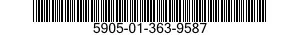 5905-01-363-9587 RESISTOR,FIXED,WIRE WOUND 5905013639587 013639587