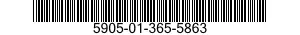 5905-01-365-5863 RESISTOR,VARIABLE,NONWIRE WOUND, 5905013655863 013655863
