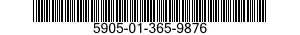 5905-01-365-9876 RESISTOR,FIXED,WIRE WOUND,NONIND 5905013659876 013659876