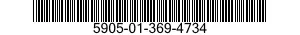 5905-01-369-4734 RESISTOR ASSEMBLY 5905013694734 013694734