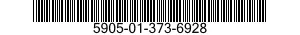 5905-01-373-6928 RESISTOR,VARIABLE,NONWIRE WOUND,NONPRECISION 5905013736928 013736928