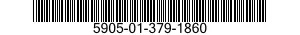 5905-01-379-1860 RESISTOR,FIXED,FILM 5905013791860 013791860