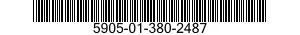 5905-01-380-2487 RESISTOR,VARIABLE,NONWIRE WOUND, 5905013802487 013802487