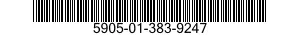 5905-01-383-9247 RESISTOR,FIXED,FILM 5905013839247 013839247
