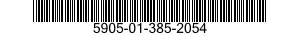 5905-01-385-2054 RESISTOR,FIXED,COMPOSITION 5905013852054 013852054