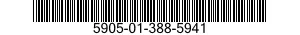 5905-01-388-5941 RESISTOR,FIXED,WIRE WOUND,INDUCTIVE 5905013885941 013885941