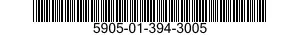5905-01-394-3005 RESISTOR,FIXED,FILM 5905013943005 013943005