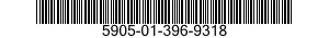 5905-01-396-9318 RESISTOR,FIXED,FILM 5905013969318 013969318