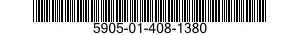 5905-01-408-1380 RESISTOR,VARIABLE,WIRE WOUND,NONPRECISION 5905014081380 014081380