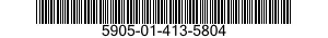 5905-01-413-5804 RESISTOR,VARIABLE,WIRE WOUND,NONPRECISION 5905014135804 014135804