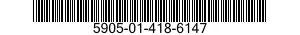 5905-01-418-6147 RESISTOR,THERMAL 5905014186147 014186147