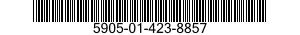 5905-01-423-8857 RESISTOR ASSEMBLY 5905014238857 014238857