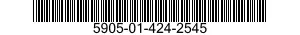 5905-01-424-2545 HOLDER,RESISTOR 5905014242545 014242545