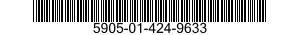 5905-01-424-9633 RESISTOR NETWORK,FIXED,FILM 5905014249633 014249633