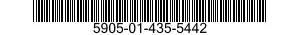 5905-01-435-5442 RESISTOR,CHIP,FIXED,FILM 5905014355442 014355442