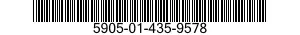 5905-01-435-9578 RESISTOR,FIXED,WIRE WOUND,NONINDUCTIVE 5905014359578 014359578