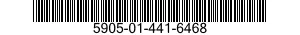 5905-01-441-6468 RESISTOR,FIXED,WIRE WOUND 5905014416468 014416468