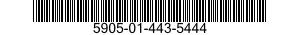 5905-01-443-5444 RESISTOR,FIXED,COMPOSITION 5905014435444 014435444