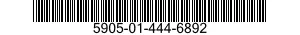 5905-01-444-6892 RESISTOR,CHIP,FIXED,FILM 5905014446892 014446892