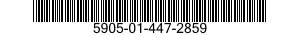 5905-01-447-2859 RESISTOR ASSEMBLY 5905014472859 014472859