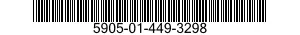 5905-01-449-3298 RESISTOR ASSEMBLY 5905014493298 014493298