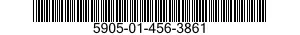 5905-01-456-3861 RESISTOR,FIXED,WIRE WOUND,NONIND 5905014563861 014563861
