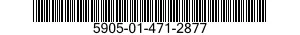5905-01-471-2877 RESISTOR NETWORK,FIXED-VARIABLE 5905014712877 014712877