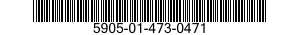 5905-01-473-0471 RESISTOR,VARIABLE,NONWIRE WOUND,NONPRECISION 5905014730471 014730471