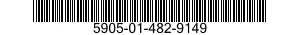 5905-01-482-9149 RESISTOR,VARIABLE,WIRE WOUND,NONPRECISION 5905014829149 014829149