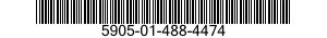 5905-01-488-4474 RESISTOR,FIXED,COMPOSITION 5905014884474 014884474