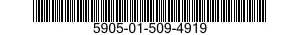 5905-01-509-4919 RESISTOR,VARIABLE,WIRE WOUND,NONPRECISION 5905015094919 015094919