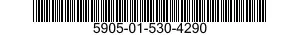 5905-01-530-4290 RESISTOR ASSORTMENT 5905015304290 015304290