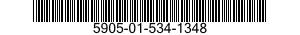 5905-01-534-1348 RESISTOR,VARIABLE,NONWIRE WOUND,NONPRECISION 5905015341348 015341348